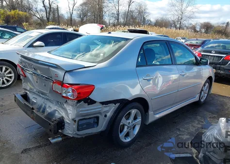 2012 Toyota Corolla S from USA, damaged, VIN 2T1BU4EE7CC882268